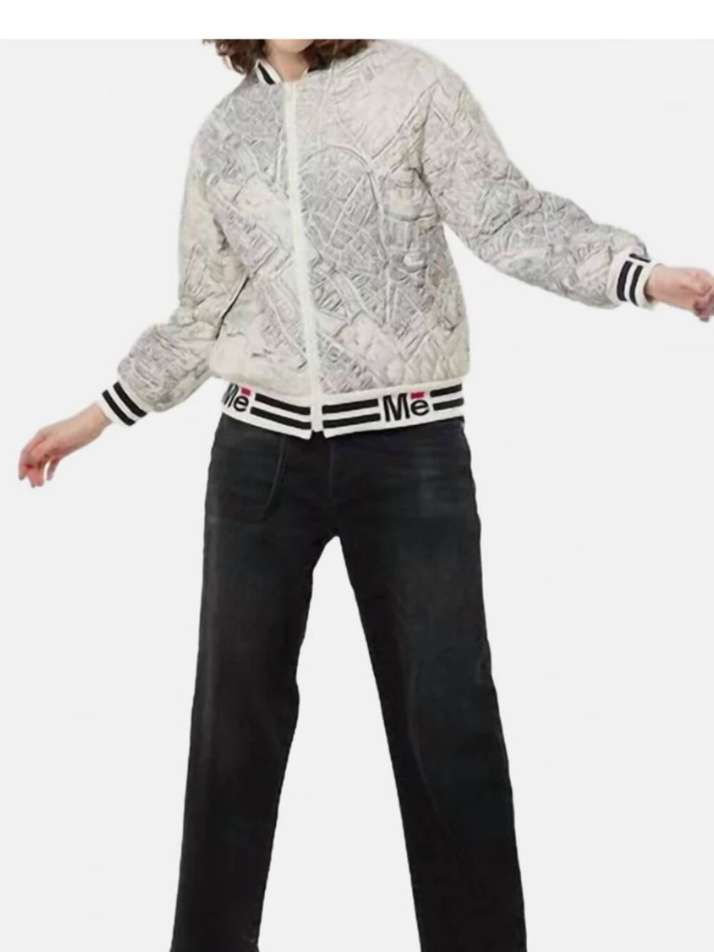 Me369 - Goldie Bomber Jacket in Tiger - NWT Size XL - Picture 3 of 3
